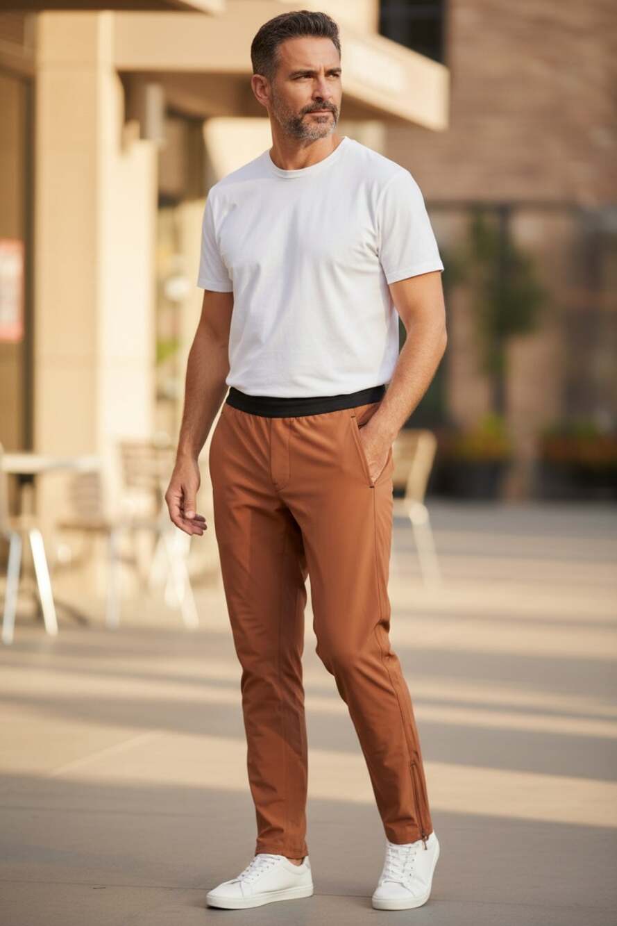 Everlane The Everyone Jogger Track Pant NEW Tan Brown Unisex E1 Men XXS Women XS